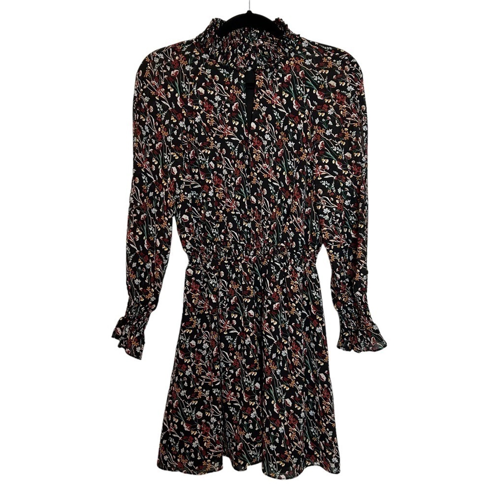 Rachel Rachel Roy Key Hole Floral Fully Lined Fit & Flare Dress - Picture 11 of 15